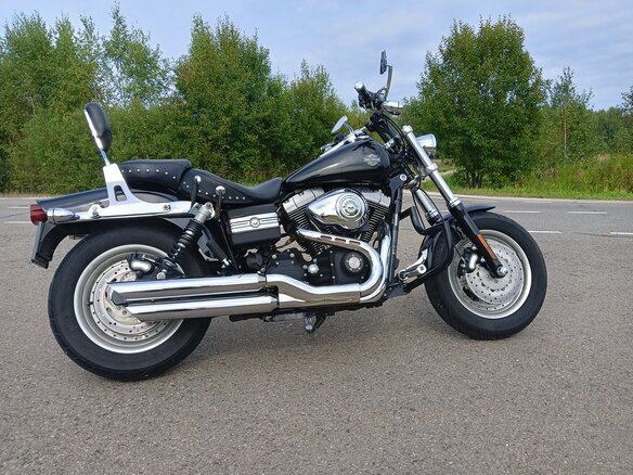 2008 Harley-Davidson Fat Bob, чёрный, 800000 рублей - вид 13
