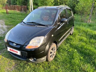 2007 Chevrolet Spark II, чёрный, 350000 рублей, вид 1