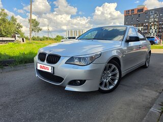 2006 BMW 5 серии 525i V (E60/E61), серебристый, 1200000 рублей, вид 2
