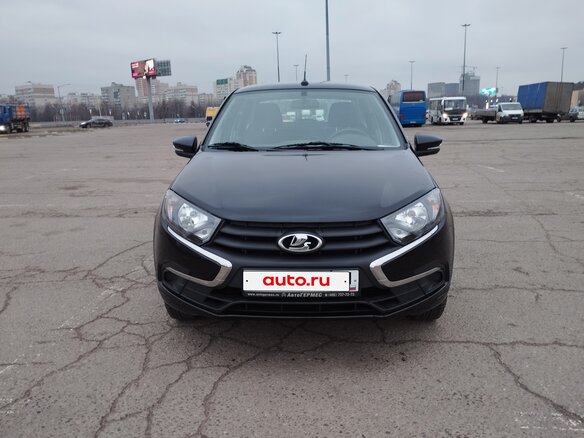 2022 Lada (ВАЗ) Granta I Рестайлинг, чёрный, 615000 рублей - вид 7