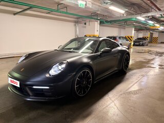 2021 Porsche 911 Carrera 4S VIII (992), чёрный, 19000000 рублей, вид 3