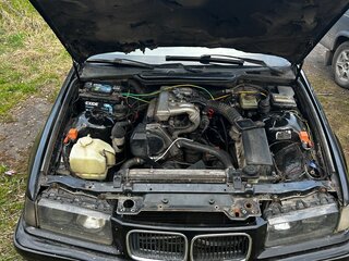 1993 BMW 3 серии 316i III (E36), чёрный, 135000 рублей, вид 2