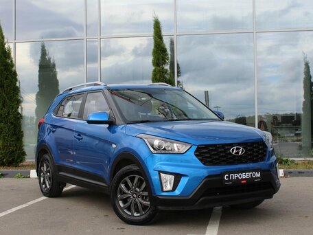 2021 Hyundai Creta I Рестайлинг, синий, 2100000 рублей, вид 3