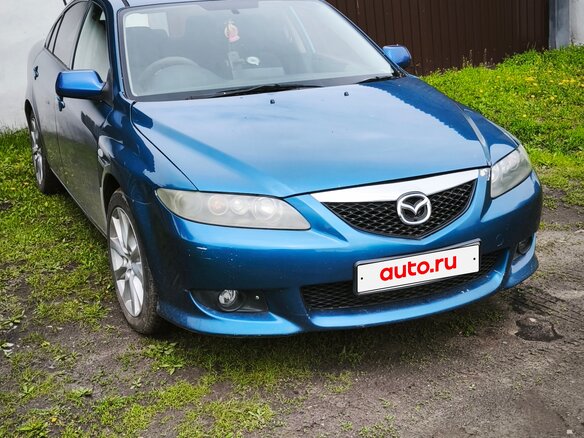 2002 Mazda Atenza I, синий, 560000 рублей - вид 2