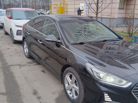 2019 Hyundai Sonata VII (LF) Рестайлинг, чёрный, 1800000 рублей