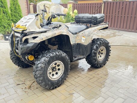 2014 Yamaha Grizzly 700, серый, 720000 рублей, вид 4