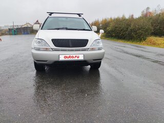 2001 Toyota Harrier I (XU10) Рестайлинг, белый, 1100000 рублей, вид 2