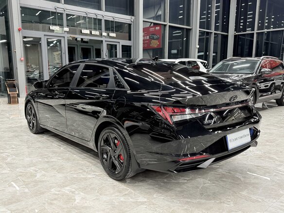 2022 Hyundai Elantra VII (CN7), чёрный - вид 3