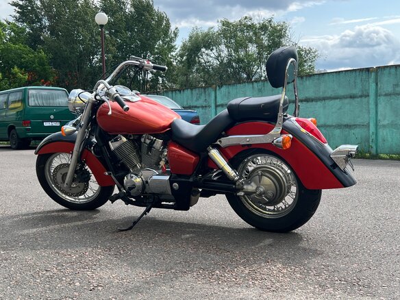 2006 Honda Shadow 750, оранжевый, 390000 рублей - вид 2