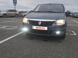 2014 Renault Logan I Рестайлинг, синий, 436000 рублей, вид 3