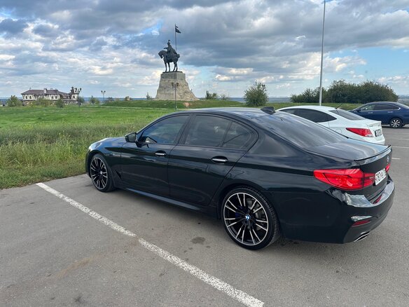 2017 BMW 5 серии 520d VII (G30/G31/G38), чёрный, 2990000 рублей - вид 12
