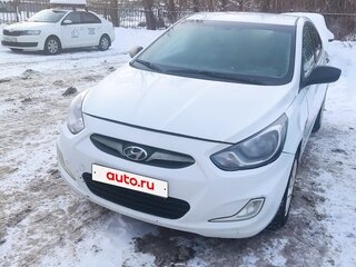 2014 Hyundai Solaris I, белый, 499900 рублей, вид 2