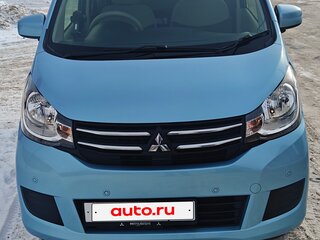 2018 Mitsubishi eK Wagon III Рестайлинг, синий, 730000 рублей, вид 4