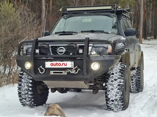 2009 Nissan Patrol V (Y61) Рестайлинг, чёрный, 3890000 рублей, вид 1
