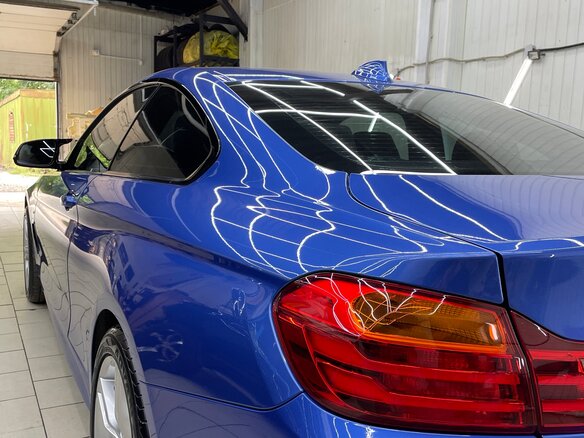2014 BMW 4 серии 420i xDrive F32/F33/F36, синий, 2450000 рублей - вид 12