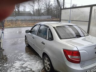 2012 Lada (ВАЗ) Granta I, серебристый, 299000 рублей, вид 4