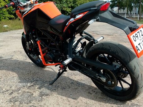 2013 KTM 200 Duke, оранжевый, 235000 рублей, вид 2