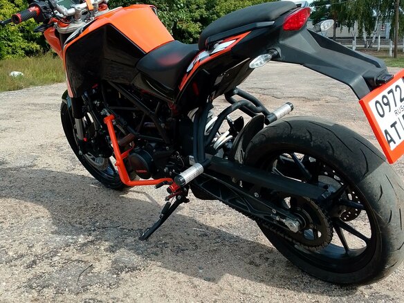 2013 KTM 200 Duke, оранжевый, 235000 рублей - вид 1