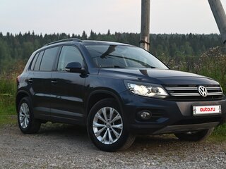 2016 Volkswagen Tiguan I Рестайлинг, синий, 1780000 рублей, вид 5