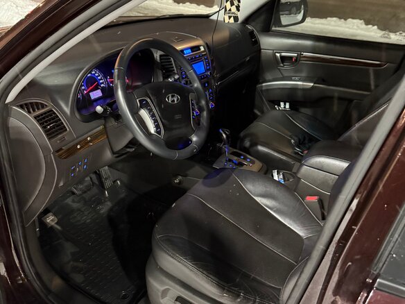 2012 Hyundai Santa Fe II Рестайлинг, пурпурный, 1400000 рублей - вид 13
