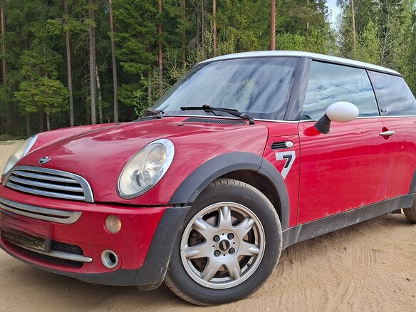 2006 Mini Hatch One I (R50), красный, 600000 рублей
