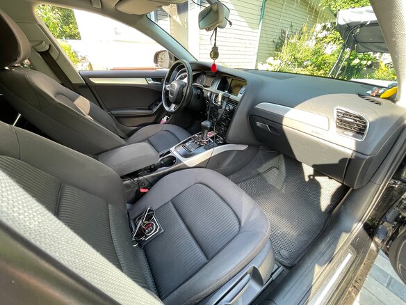 2009 Audi A4 IV (B8), чёрный, 800000 рублей - вид 5