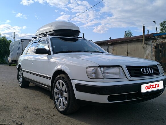 1992 Audi 100 IV (C4), белый, 580000 рублей - вид 2