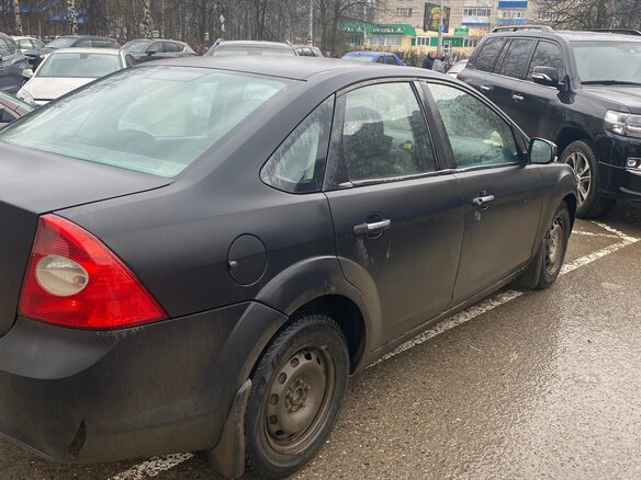 2008 Ford Focus II Рестайлинг, чёрный, 450000 рублей - вид 4