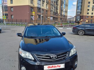 2011 Toyota Corolla X (E140, E150) Рестайлинг, чёрный, 970000 рублей, вид 1