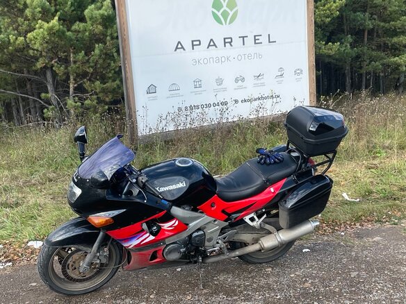 1993 Kawasaki ZZR 400, чёрный, 300000 рублей - вид 2