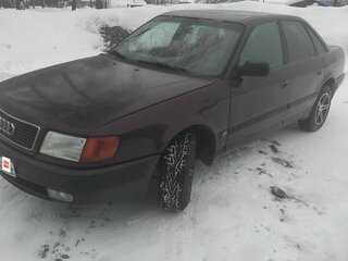 1992 Audi 100 IV (C4), красный, 290000 рублей, вид 1