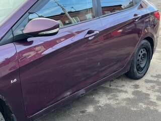 2011 Hyundai Solaris I, фиолетовый, 499999 рублей, вид 2
