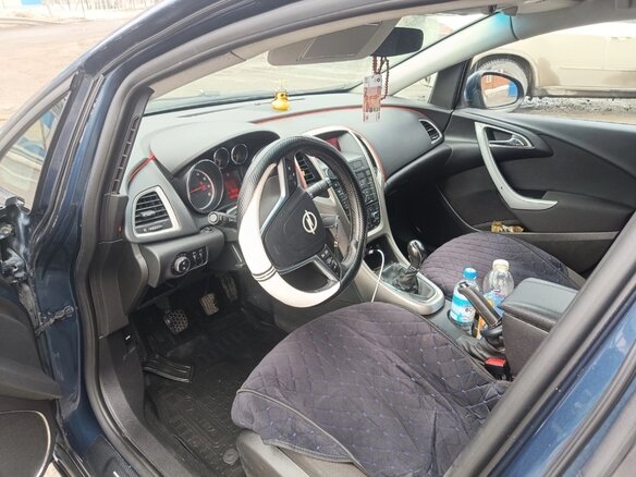 2010 Opel Astra J, синий, 620000 рублей - вид 11