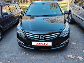 2015 Hyundai Solaris I Рестайлинг, чёрный, 1000000 рублей, вид 2