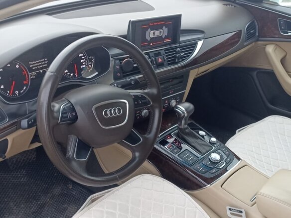 2014 Audi A6 IV (C7), белый, 1750000 рублей - вид 6