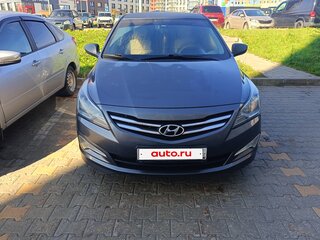 2015 Hyundai Solaris I Рестайлинг, серый, 1000000 рублей, вид 1