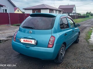2002 Nissan March III (K12), голубой, 310000 рублей, вид 4