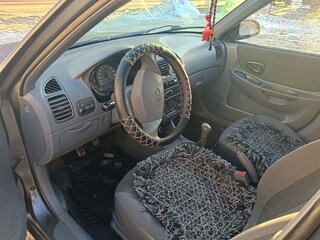 2003 Hyundai Accent ТагАЗ II, серый, 210000 рублей, вид 5