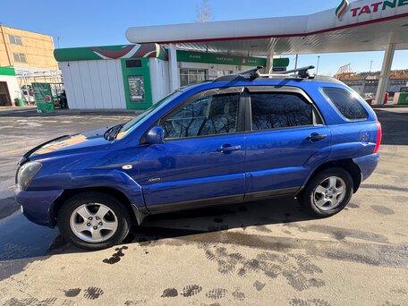 2005 Kia Sportage II, синий, 810000 рублей, вид 2