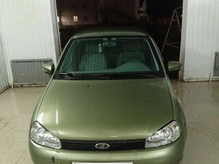 2008 Lada (ВАЗ) Kalina I, зелёный, 270000 рублей, вид 2