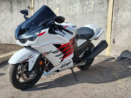 2013 Kawasaki ZZR 1400, белый, 900000 рублей, вид 2