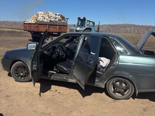 2008 Lada (ВАЗ) Priora I, серый, 349999 рублей, вид 3