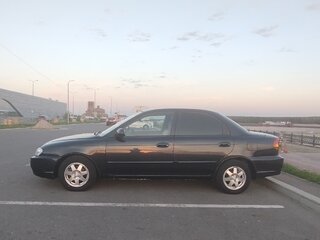 2008 Kia Spectra I Рестайлинг 2, чёрный, 370000 рублей, вид 4