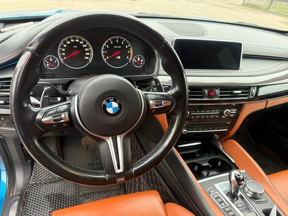 2017 BMW X6 M II (F86), голубой, 4099000 рублей - вид 16