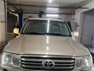 2006 Toyota Land Cruiser 100 Series Рестайлинг 2, бежевый, 2200000 рублей, вид 1