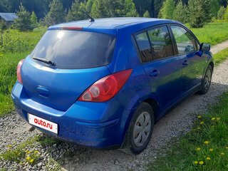 2008 Nissan Tiida I, синий, 410000 рублей, вид 3