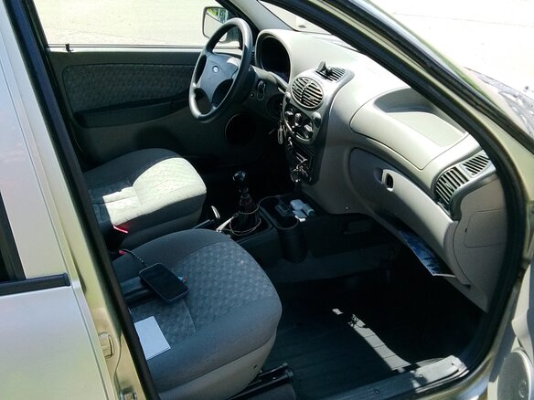 2009 Lada (ВАЗ) Kalina I, бежевый, 400000 рублей - вид 10