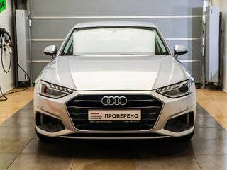2020 Audi A4 35 TFSI V (B9) Рестайлинг, серебристый, 3300000 рублей, вид 2