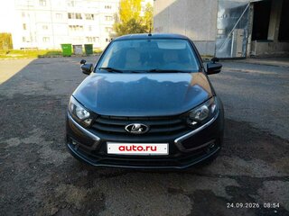 2018 Lada (ВАЗ) Granta I Рестайлинг, серебристый, 530000 рублей, вид 2