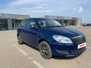 2012 Skoda Fabia II Рестайлинг, синий, 370000 рублей, вид 4
